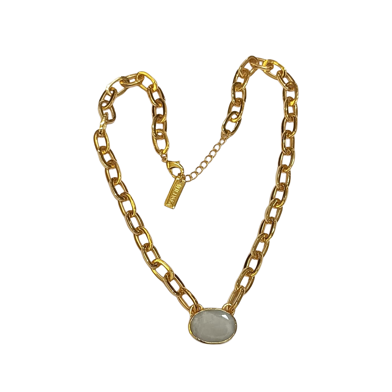 Moonstone Single Stone Collar