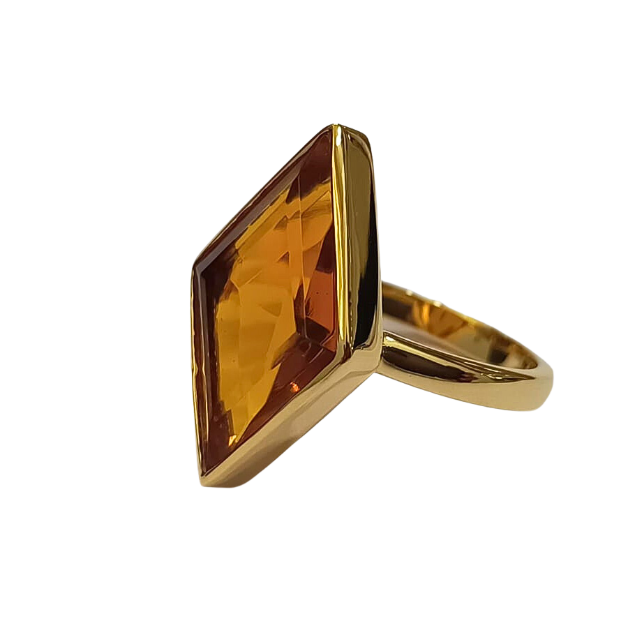Solstice Citrine Ring