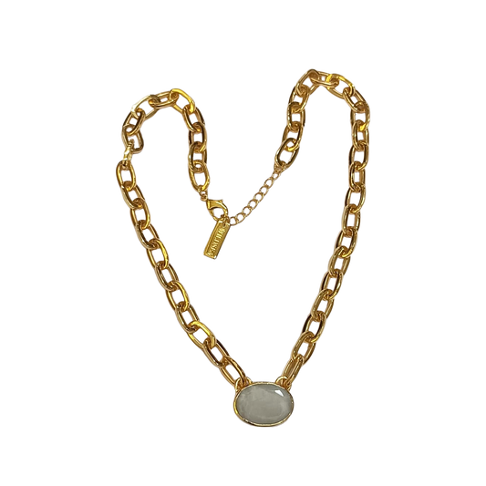 Moonstone Single Stone Collar