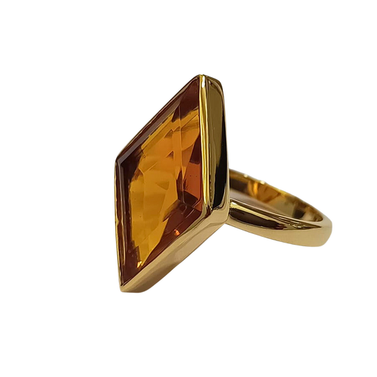 Solstice Citrine Ring