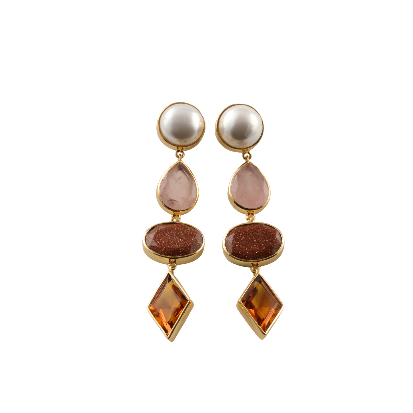 Siren Drop Earring Warm Earth