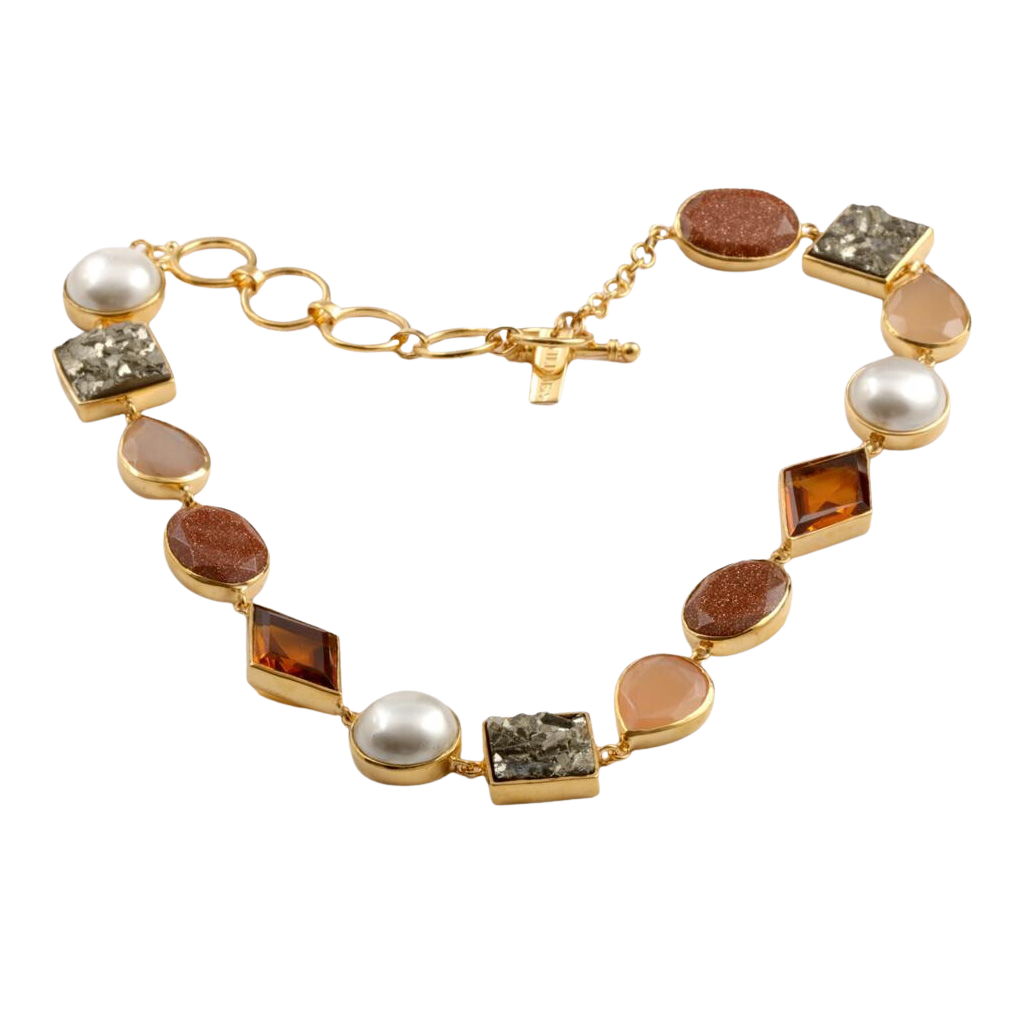 Siren Collar Necklace Warm Earth